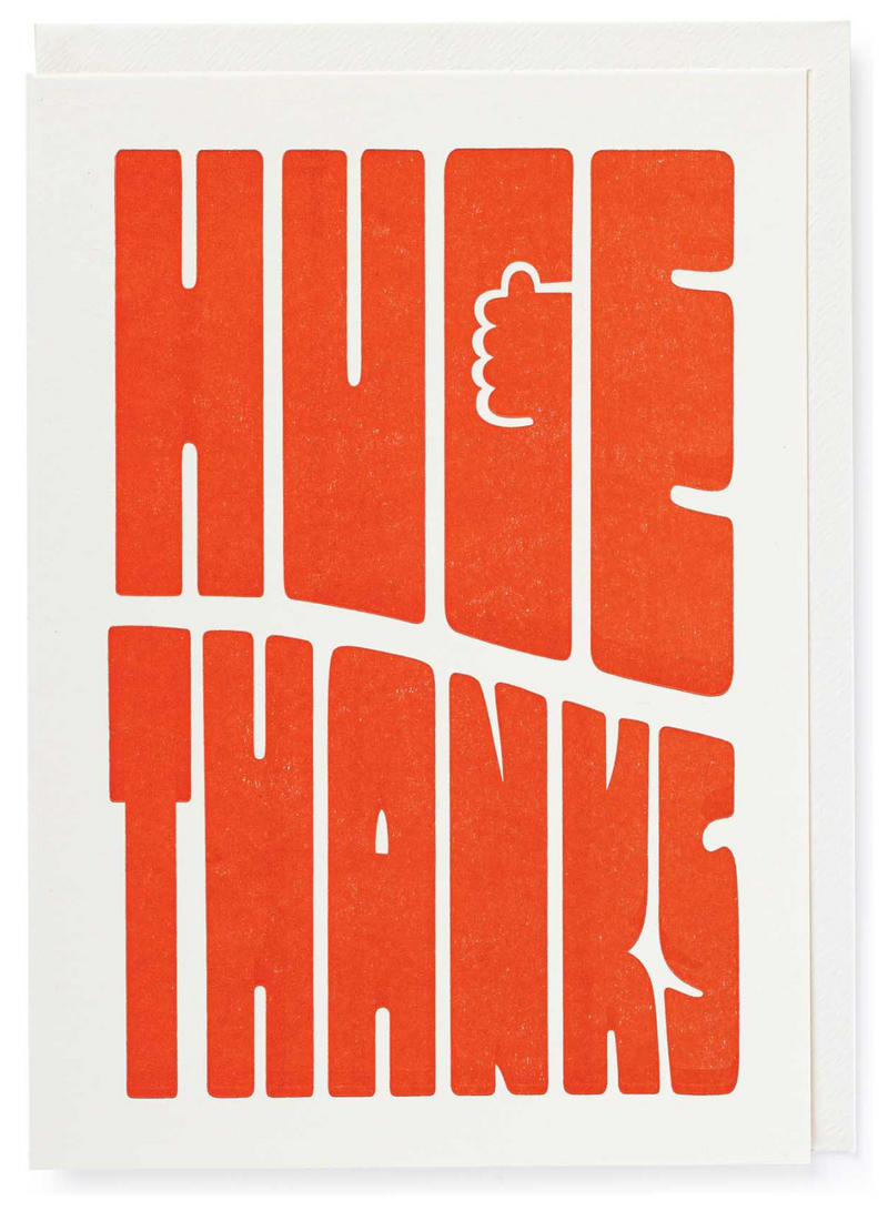 Huge Thanks Card