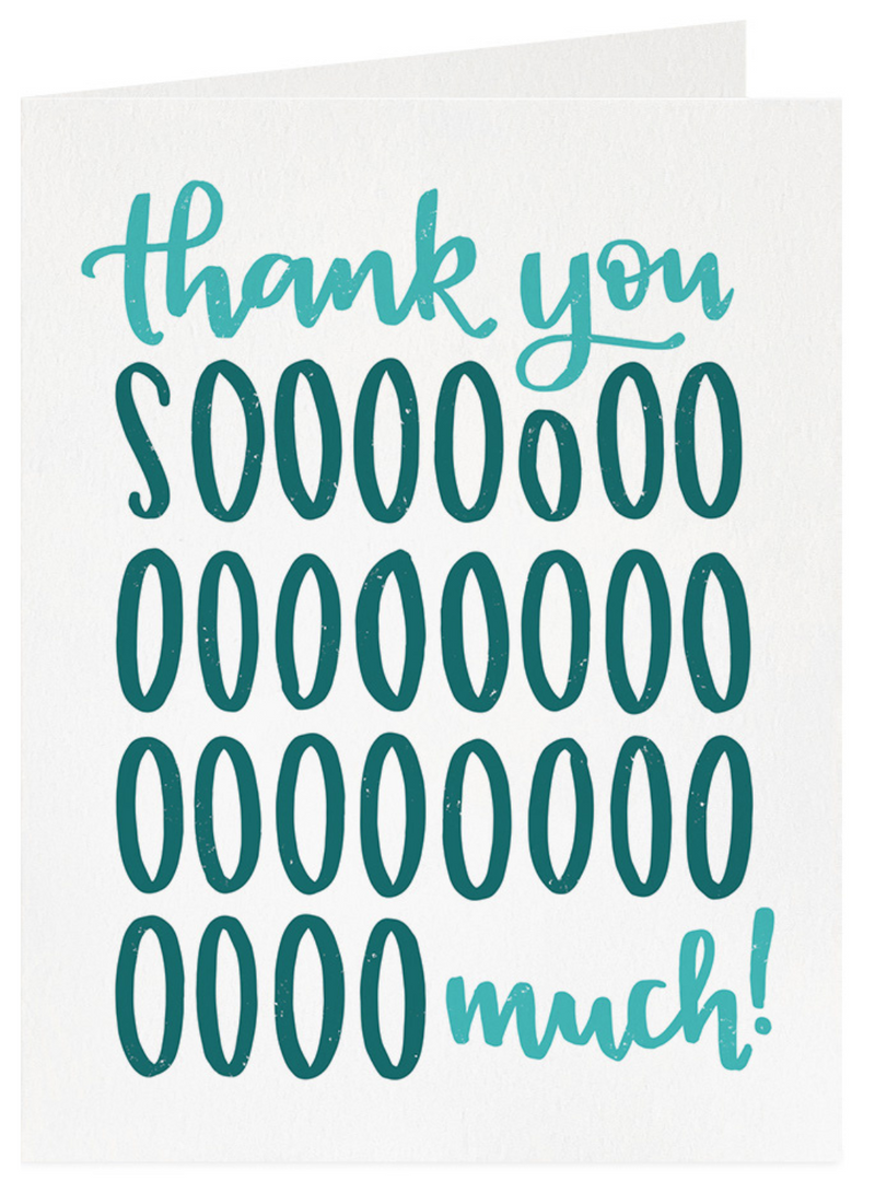 Thank You Sooo Much Card