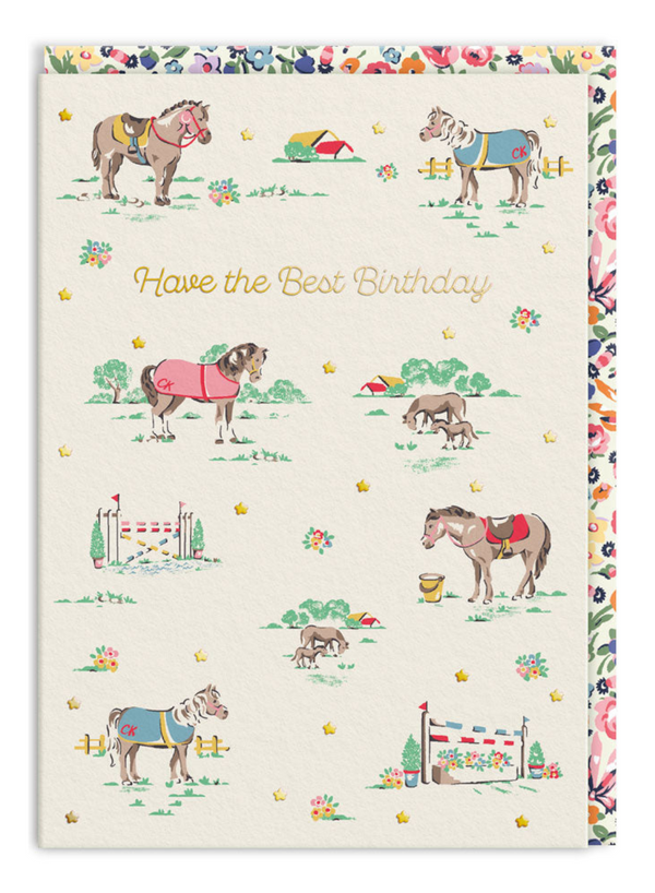 Best Birthday Ponies Card