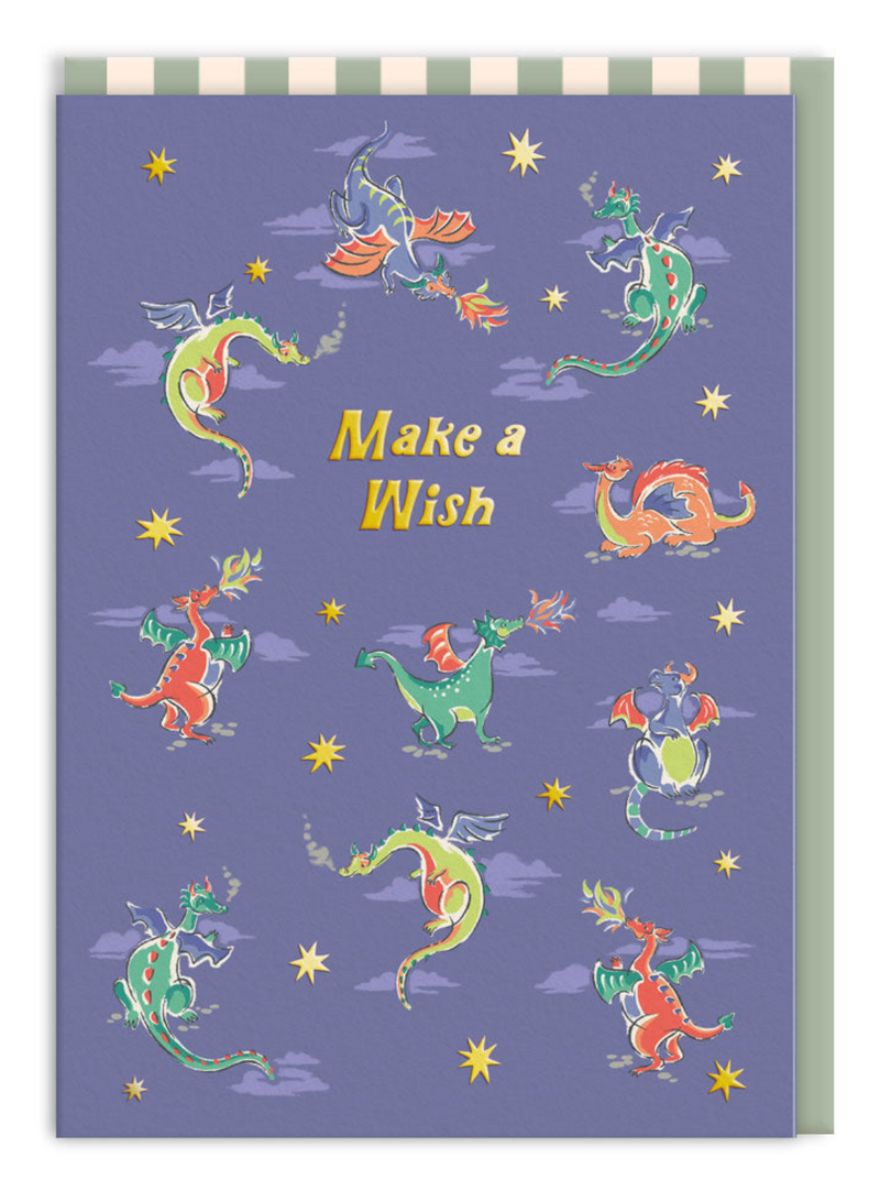 Make a Wish Dragons Card