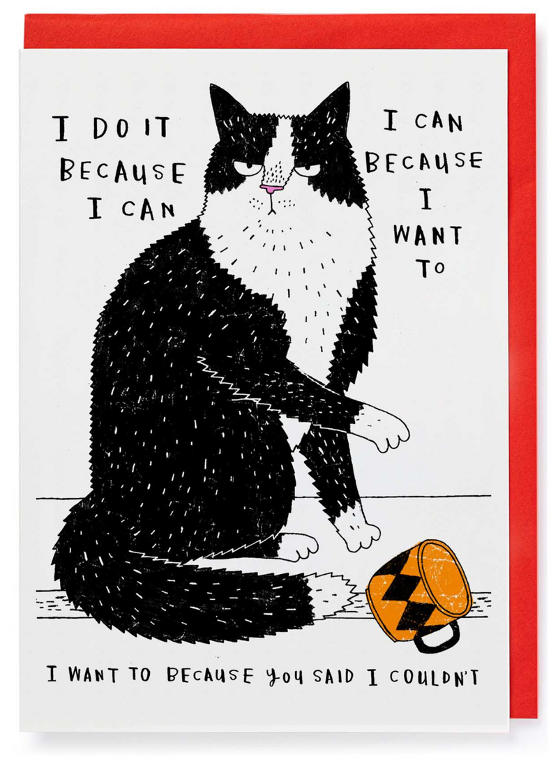 I Do It Because I Can Card