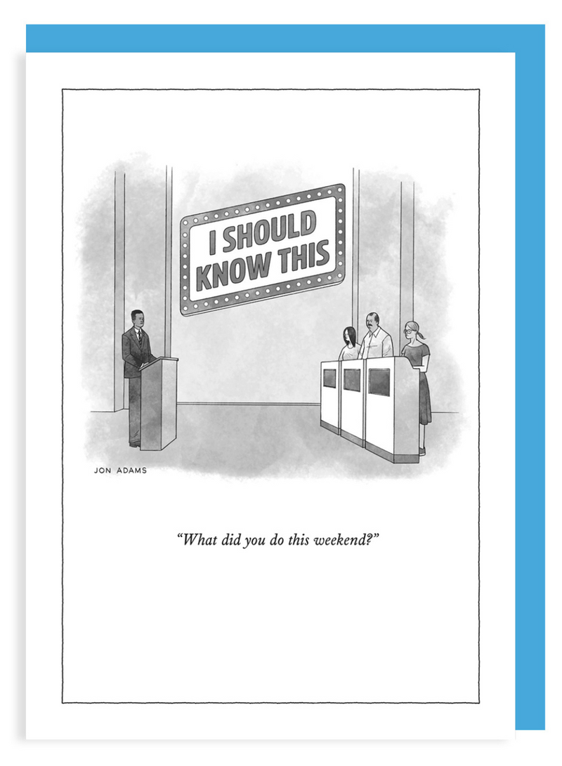 What Did You Do Card
