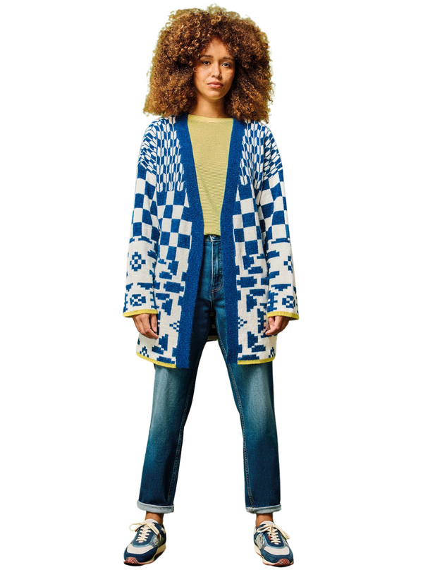 Geo Mix Cardigan