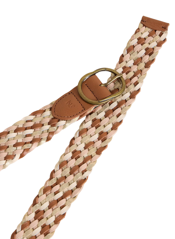 Leather Weave Belt