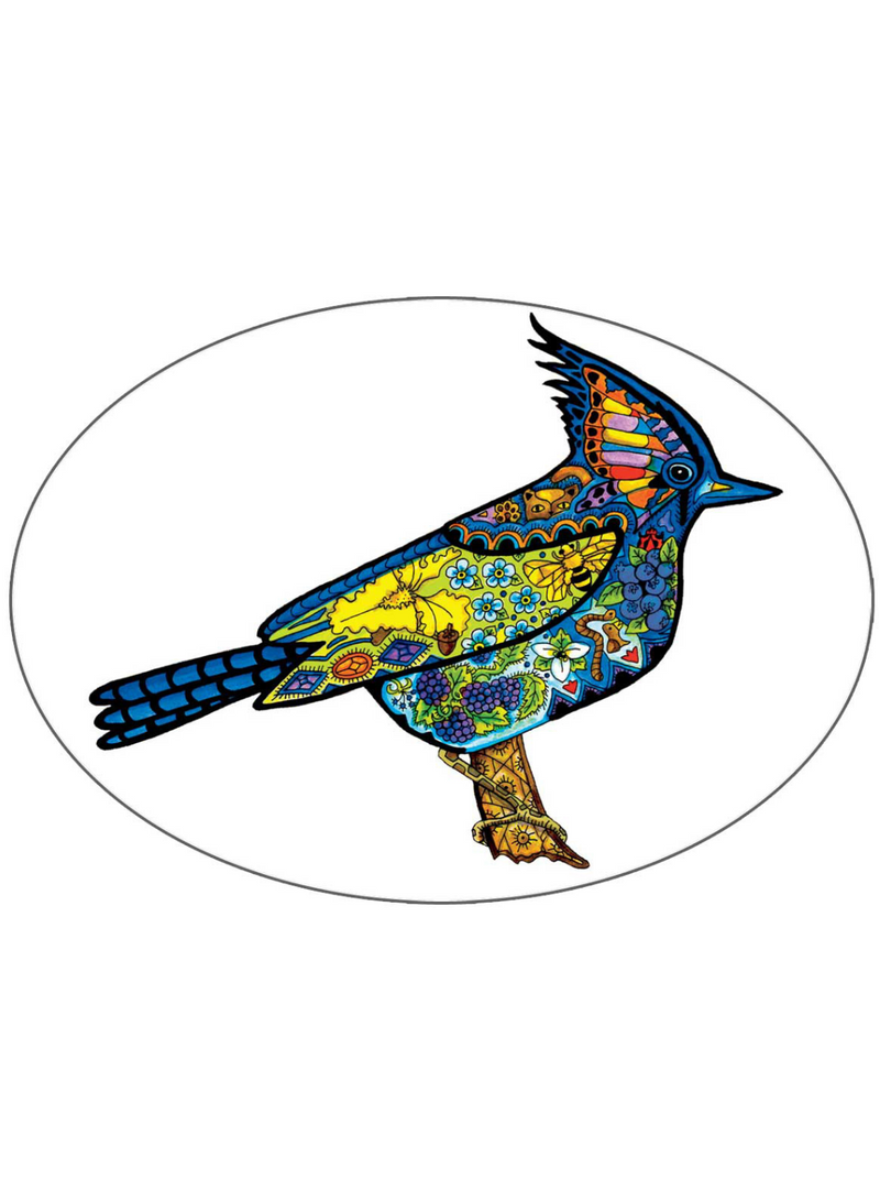 Steller's Jay Stickers (Small)