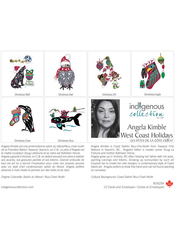 West Coast Holidays Notecards