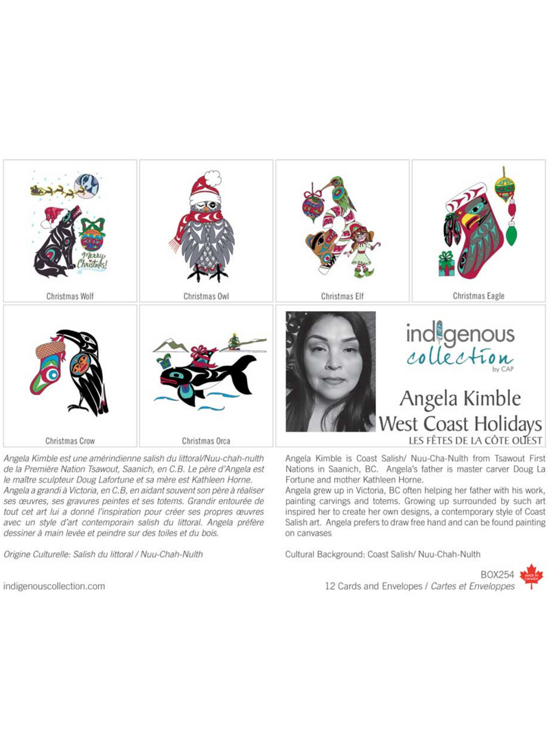 West Coast Holidays Notecards