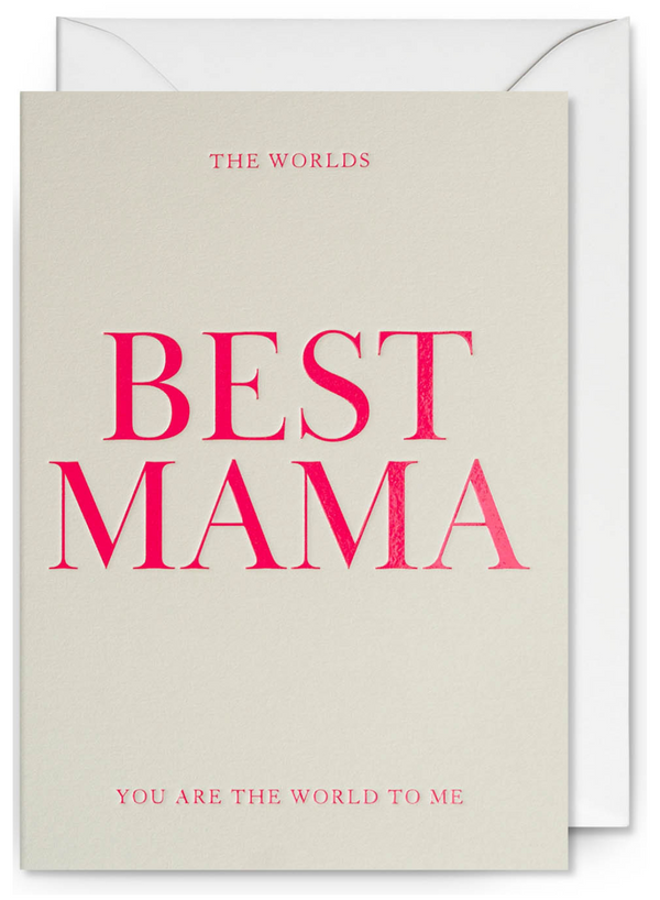 The Worlds Best Mama Card