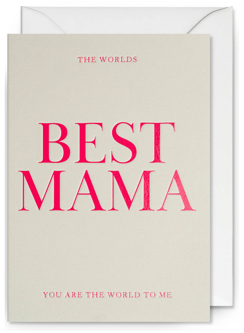 The Worlds Best Mama Card