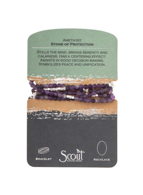 Stone Wrap Bracelet/Necklace