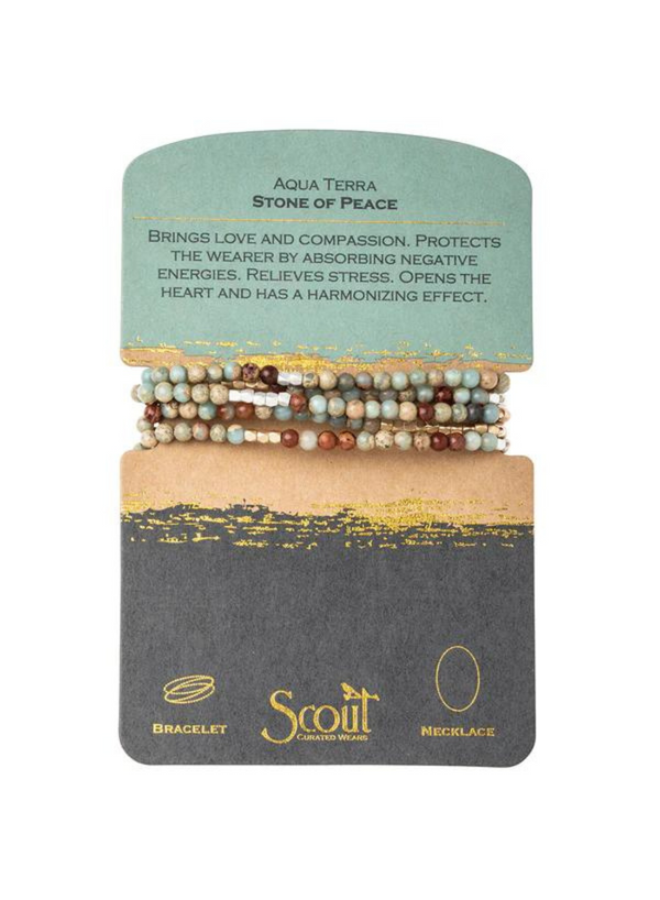 Stone Wrap Bracelet/Necklace