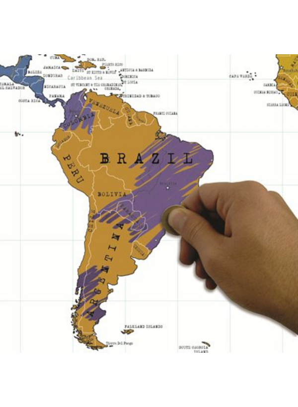 Travel Scratch Map