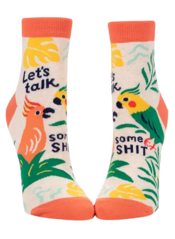 Talk Some Shit Ankle Socks