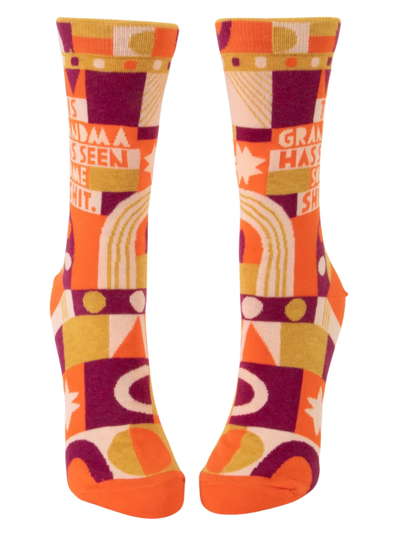 Grandma's Seen Shit Crew Socks