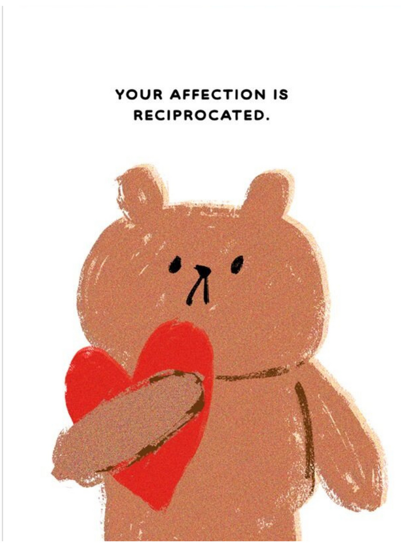 Affection Reciprocated Card