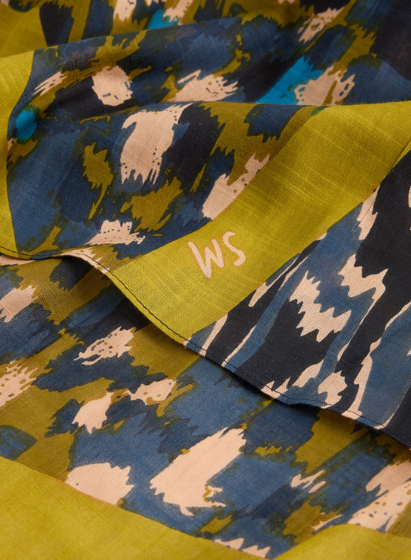 Abstract Star Print Scarf