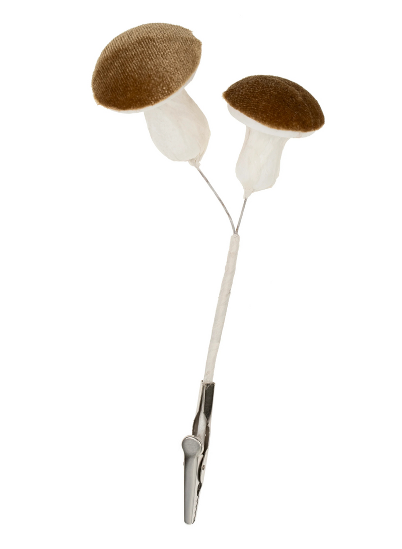 Mini Mushroom Ornament Clip