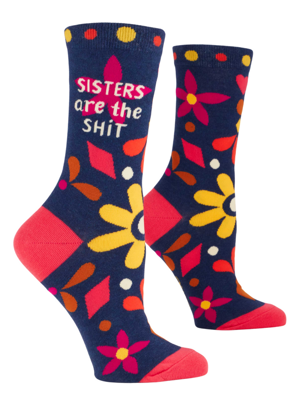 Sisters are the Shit Crew Socks