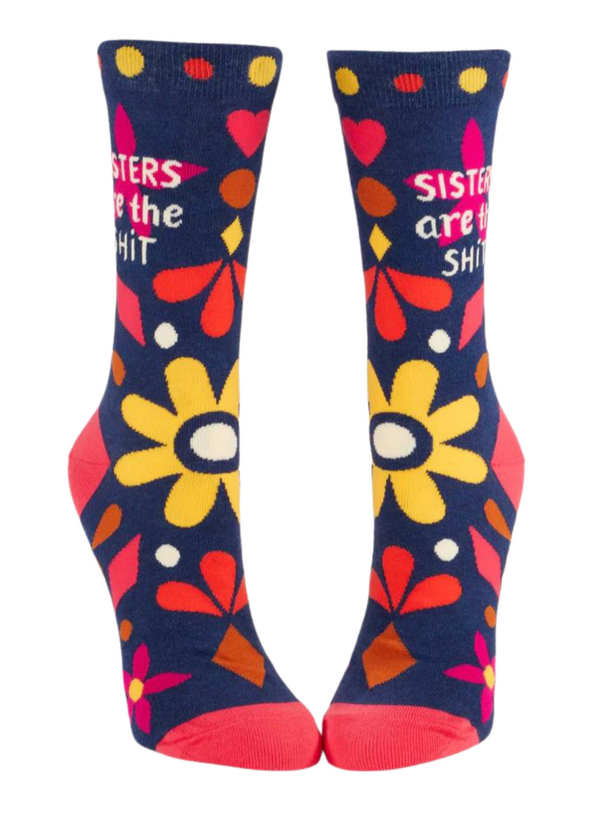 Sisters are the Shit Crew Socks