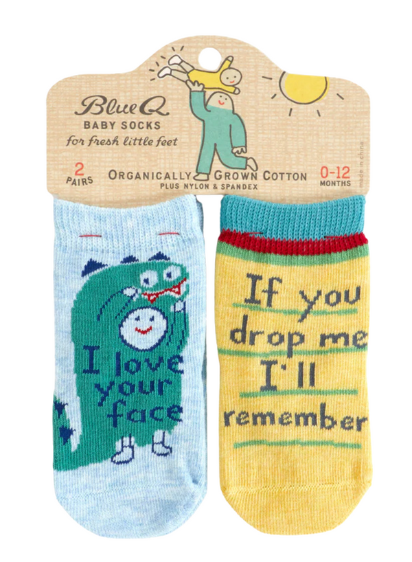 Your Face / Drop Me Baby Socks