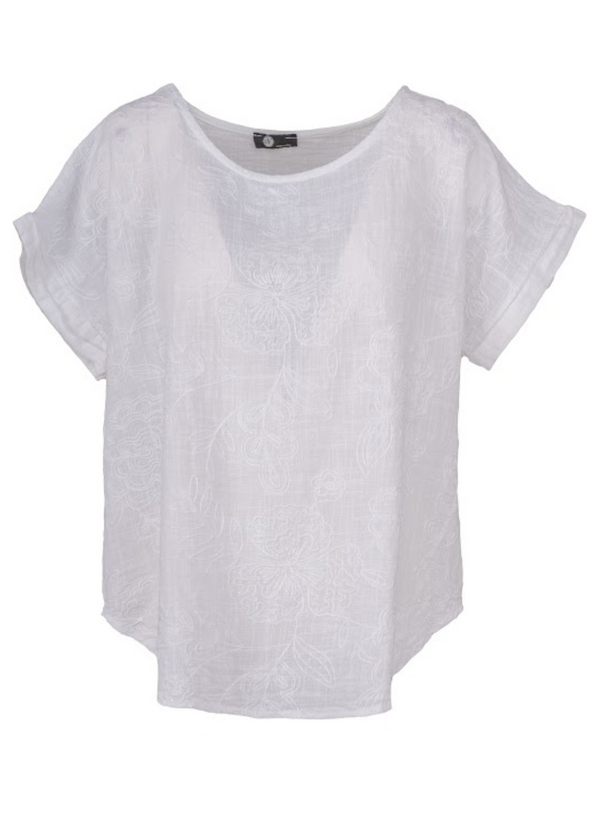 Oversized T-Shirt with Embroidery