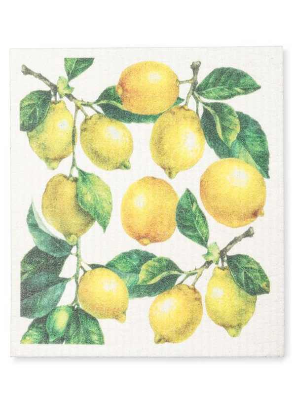 All Over Lemons Dishcloth
