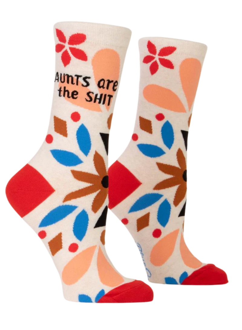 Aunts are the Shit Crew Socks