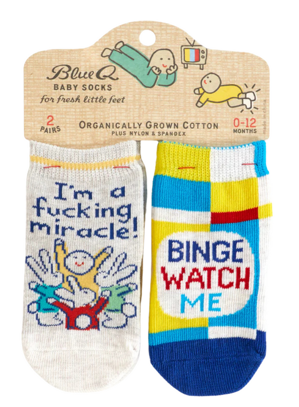 Miracle / Binge Watch Baby Socks
