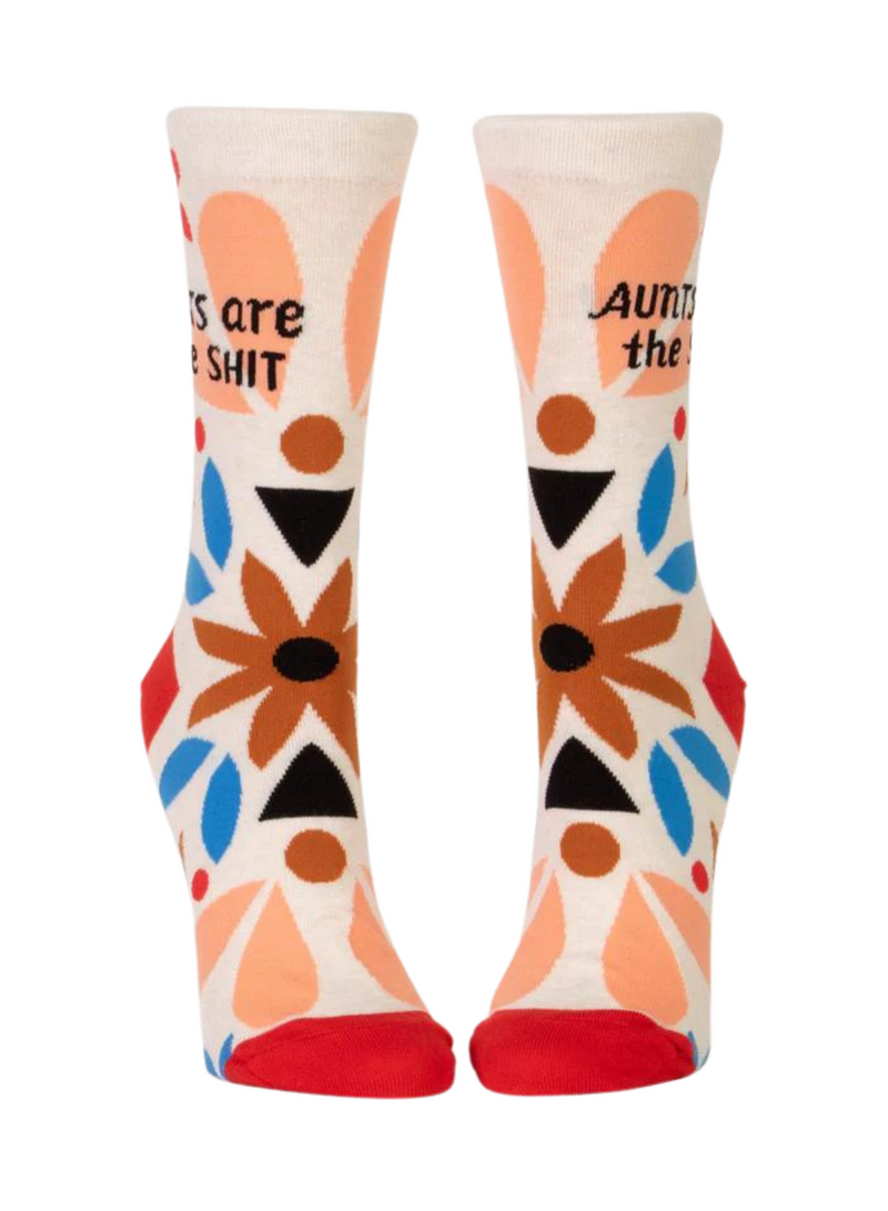 Aunts are the Shit Crew Socks