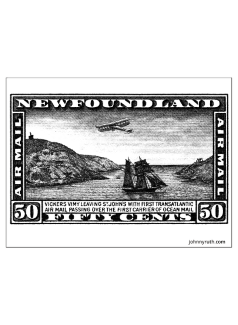 Plane over Narrows Sticker