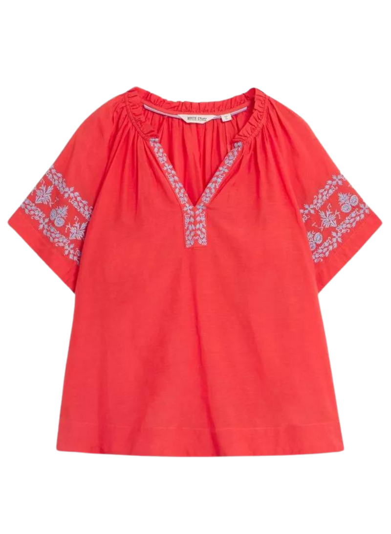 Anna Cotton Embroidered Top