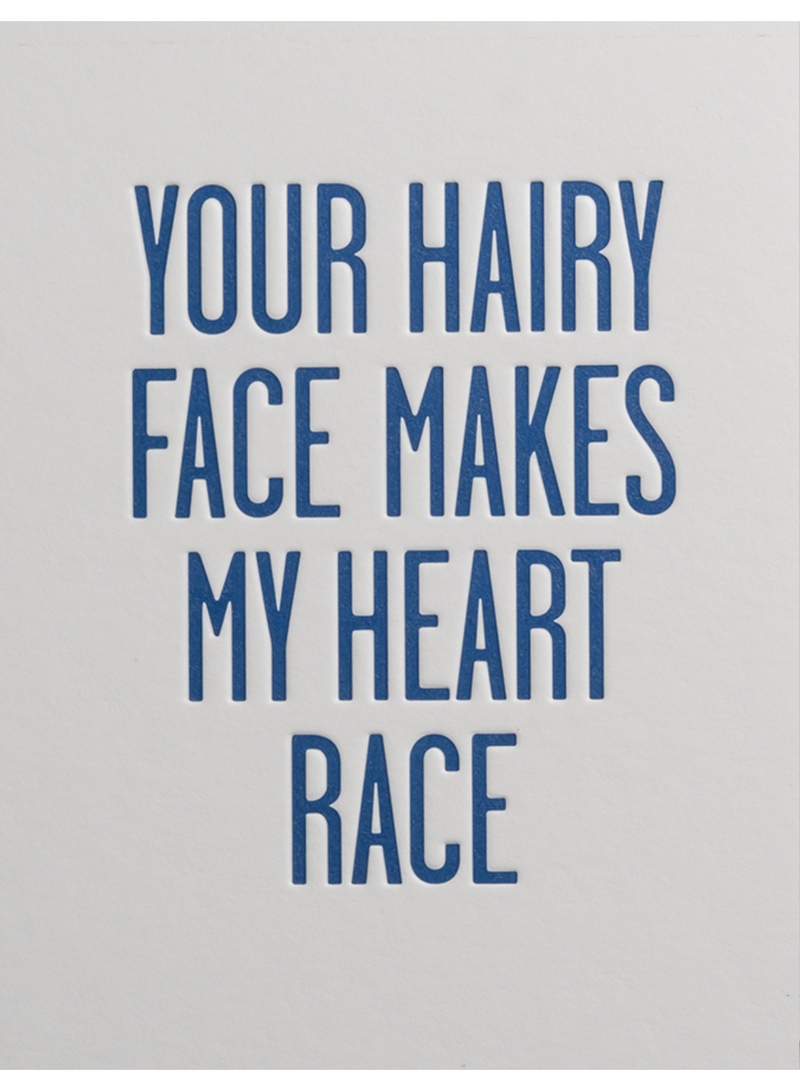 Your Hairy Face Mini Card