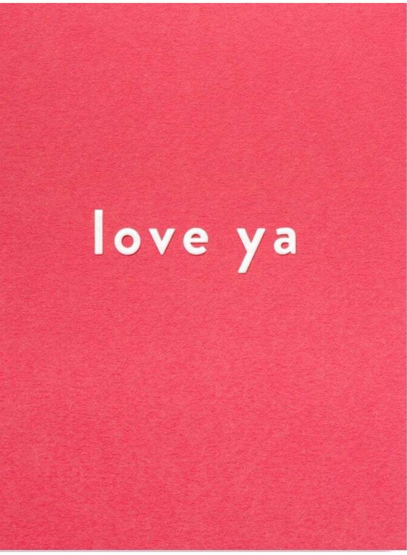Love Ya Mini Card