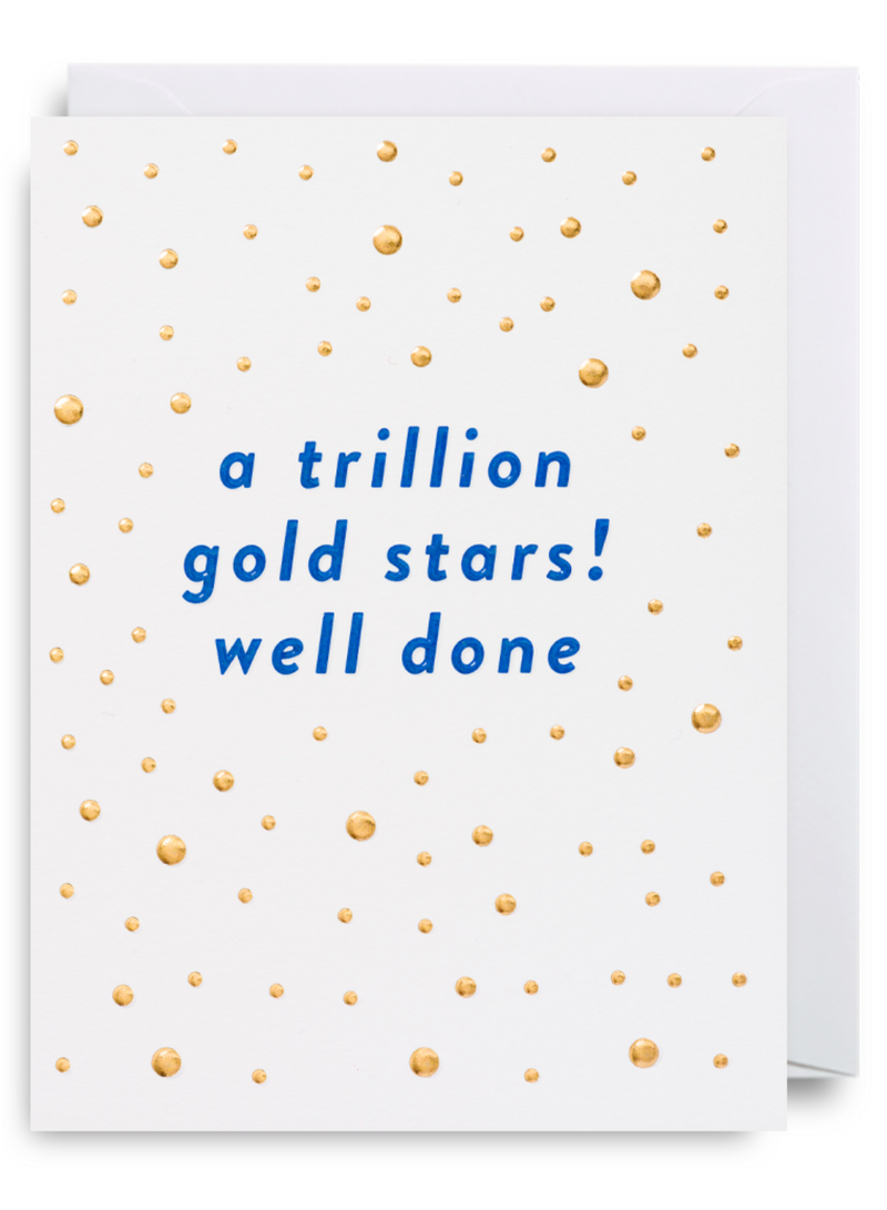 A Trillion Gold Stars Mini Card