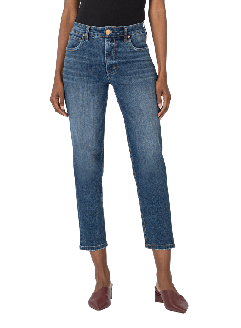 Elizabeth High Rise Straight Leg Jeans