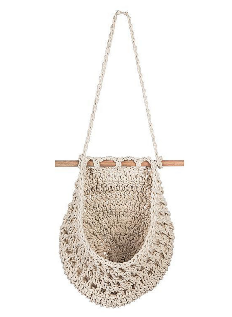 Macrame Wall Pouch Large