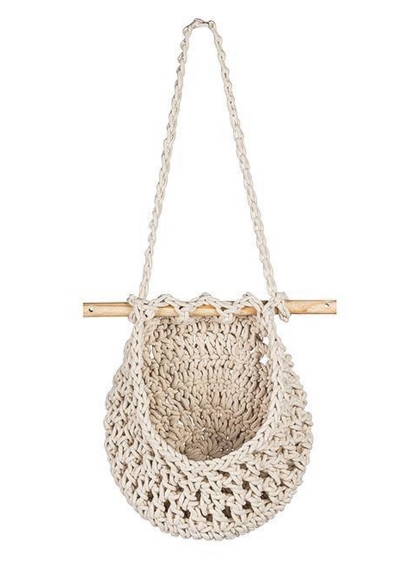 Macrame Wall Pouch Small