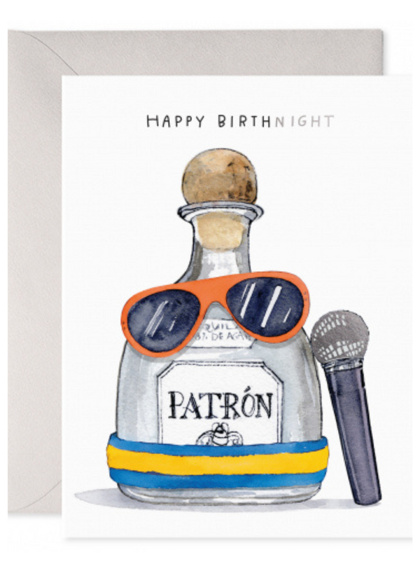 Tequila Birthday Card