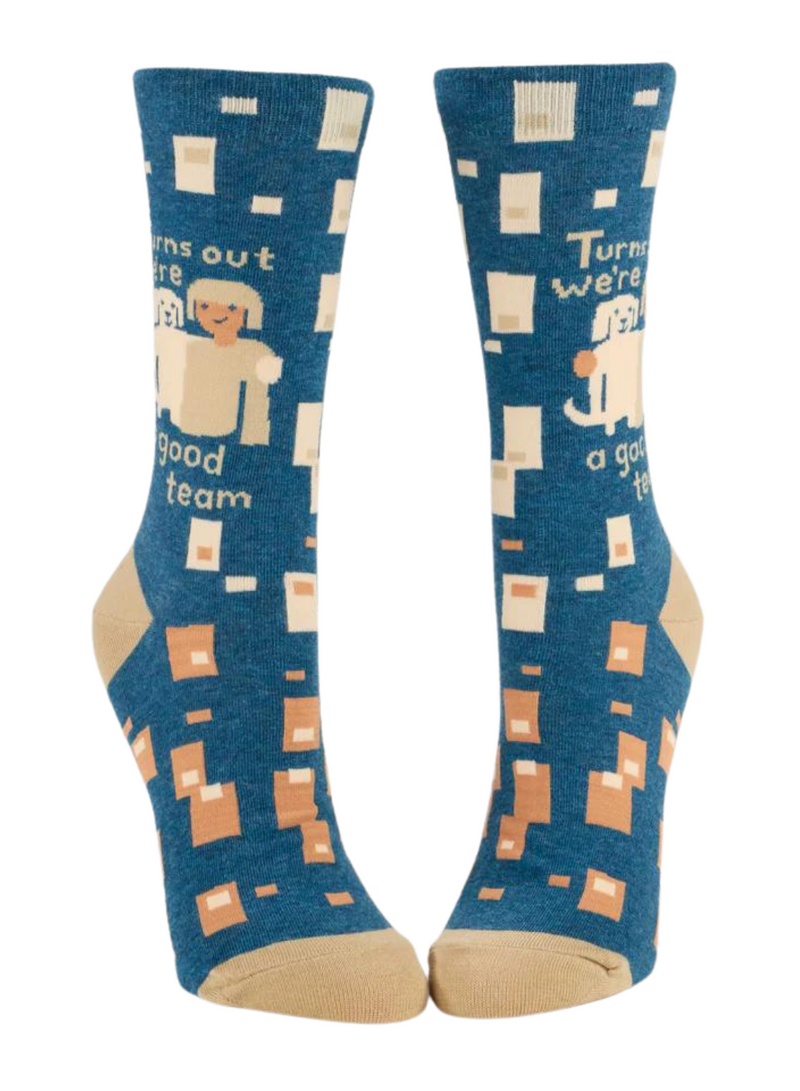 We're a Good Team Crew Socks