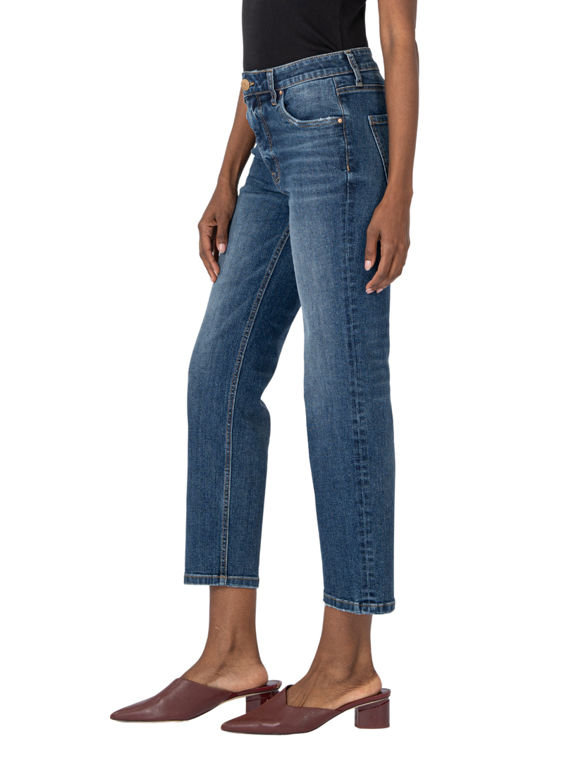 Elizabeth High Rise Straight Leg Jeans