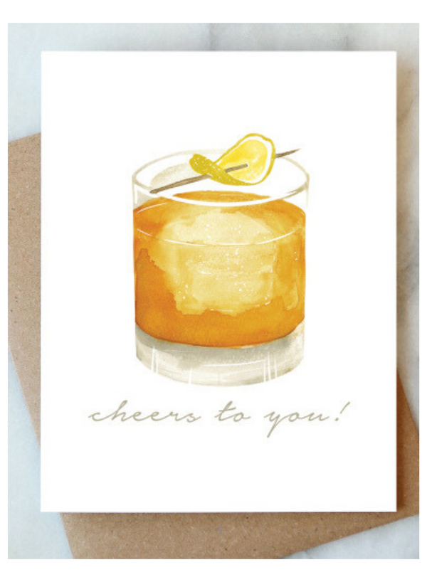 Whiskey Birthday Card