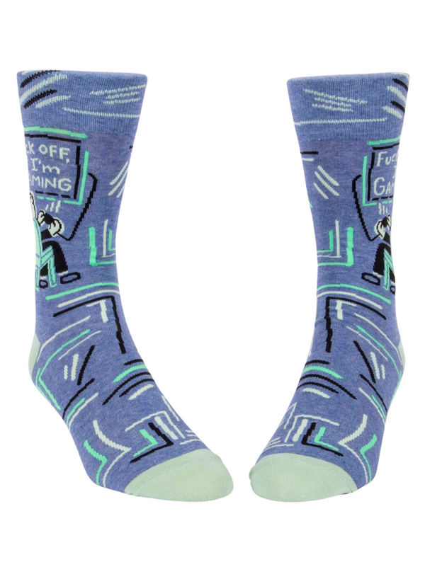 Fuck Off, I'm Gaming Men's Socks