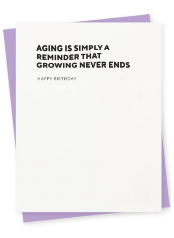 Aging Card