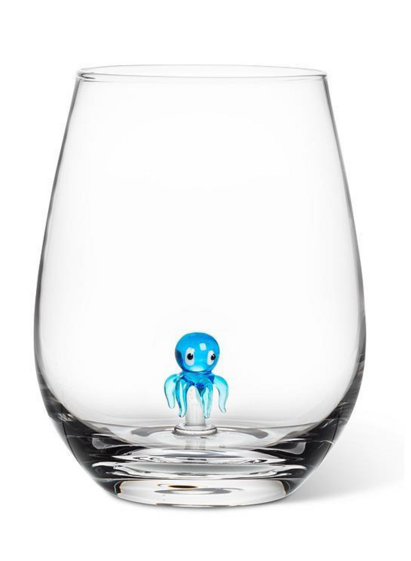 Octopus Wine Glass