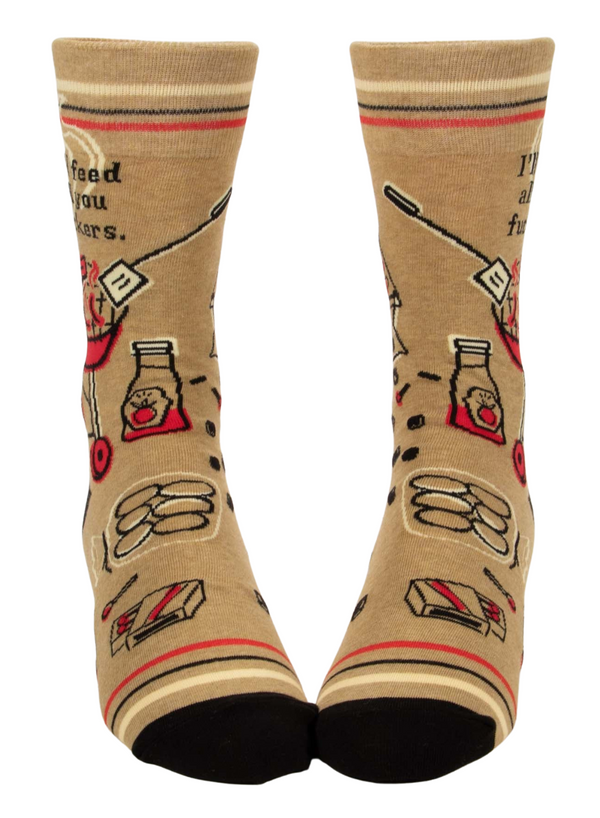 Feed You Fuckers Men's Socks