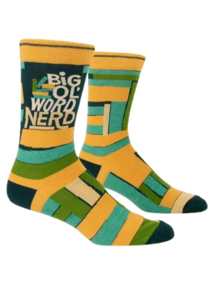 Big Ol' Word Nerd Men's Socks