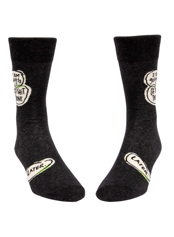Get Shit Done Men's Socks