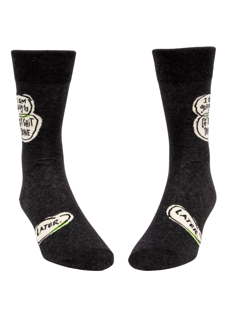 Get Shit Done Men's Socks
