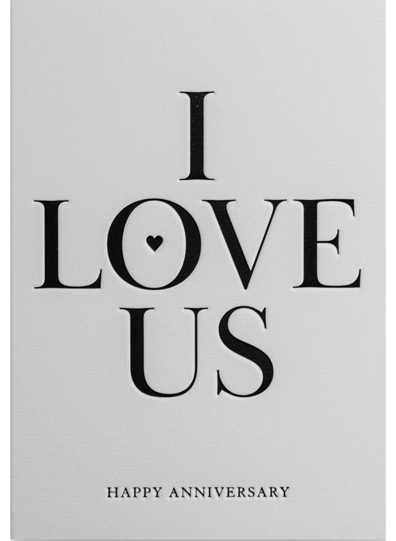 I Love Us Card