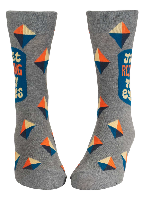 Resting My Eyes Men's Socks